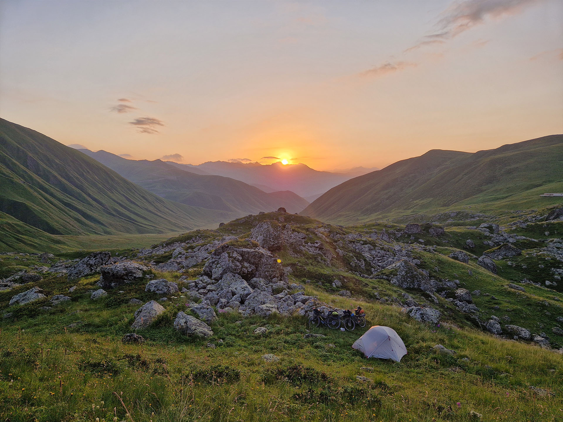Georgien – Campspot bei den Abudelauri Seen auf 2.600 m