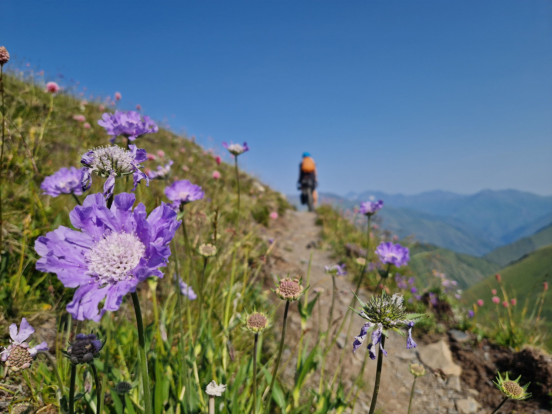 Georgien – Traumhafte Trails auf der Abfahrt vom Atsunta Pass