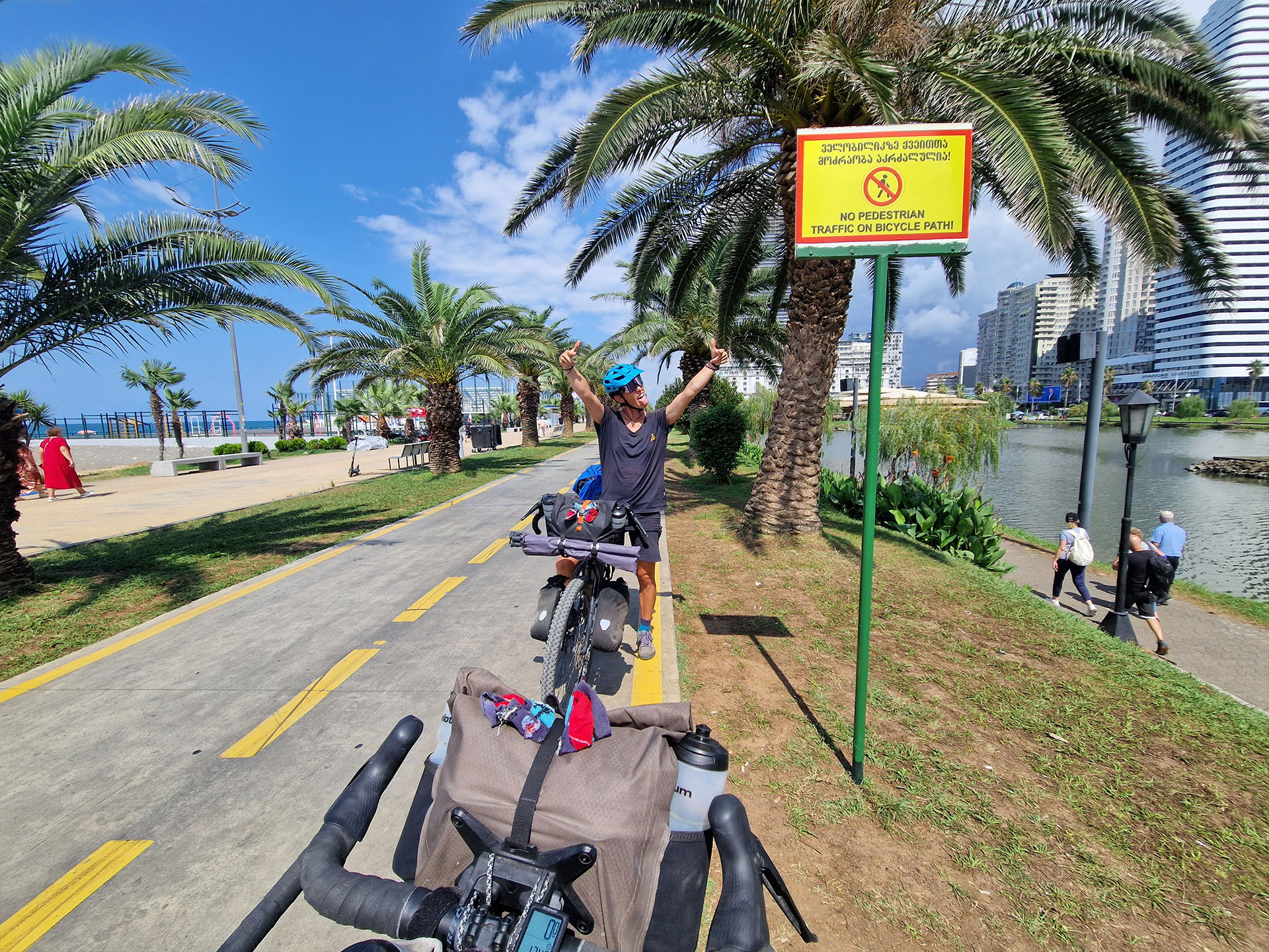 Fahrradwege in Batumi!