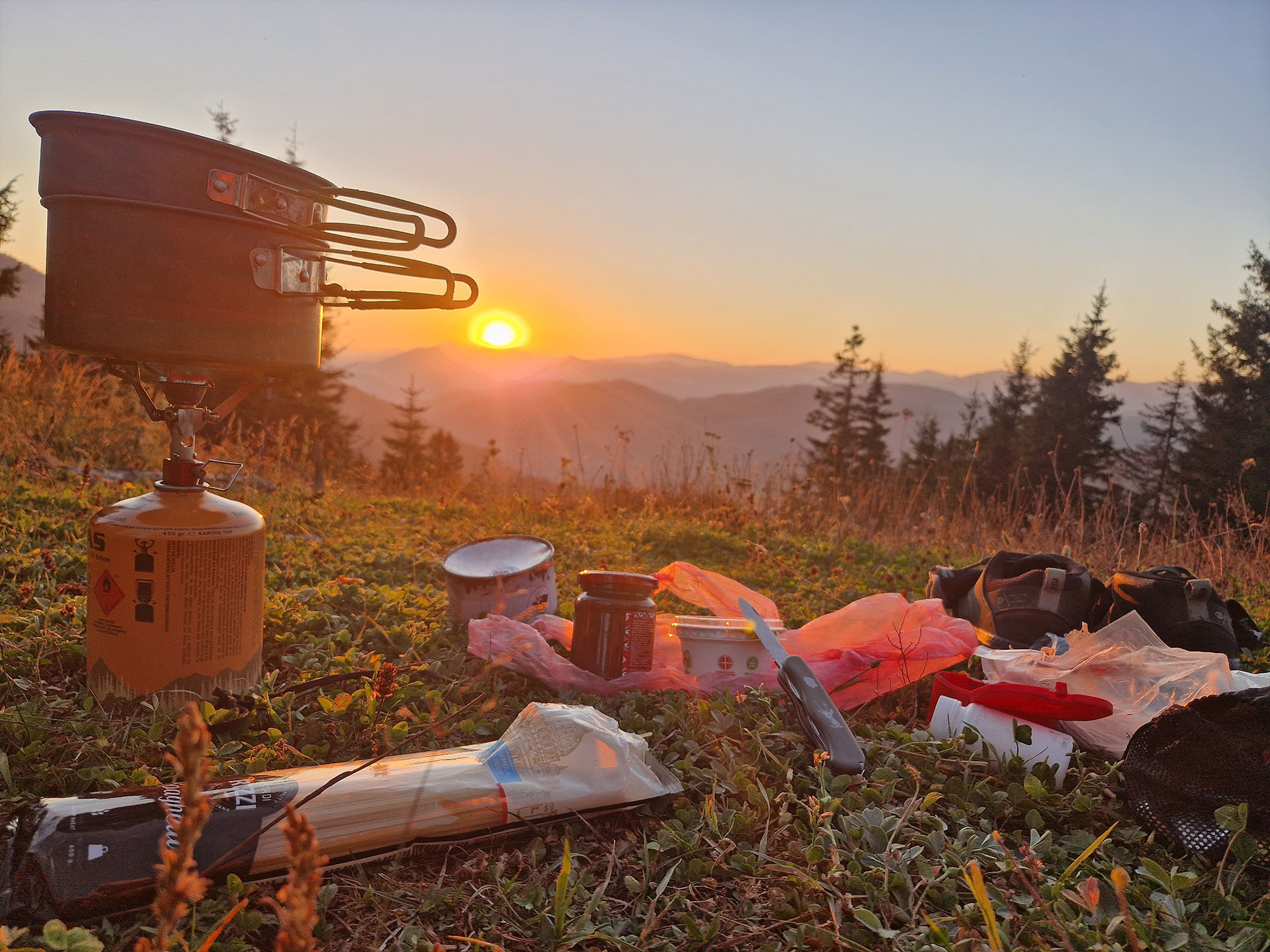 Sonnenuntergang in Adjara