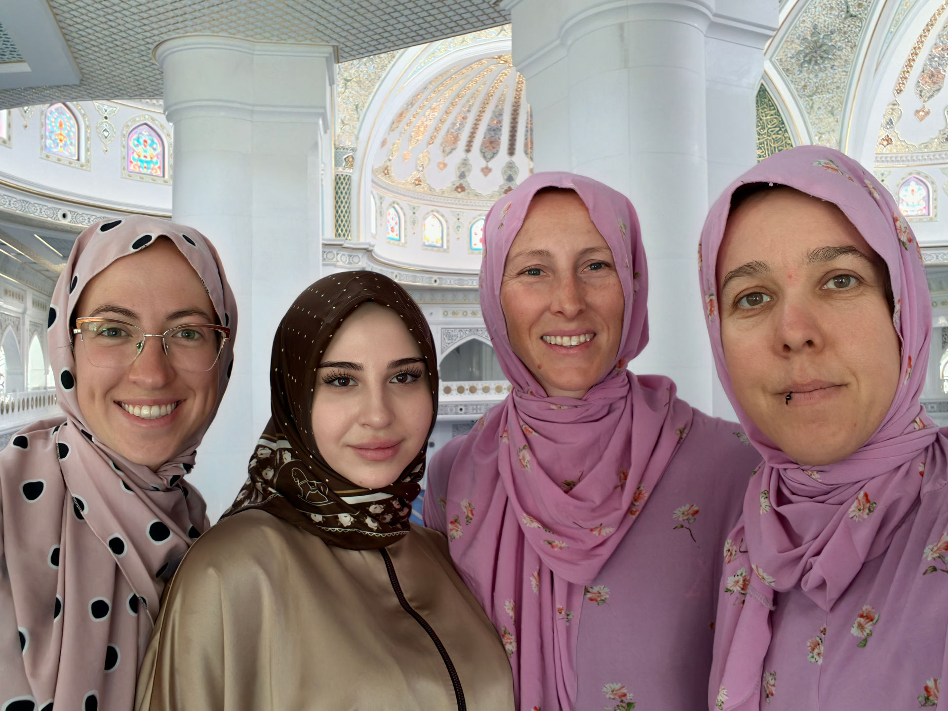 Sightseeing in Grozny.