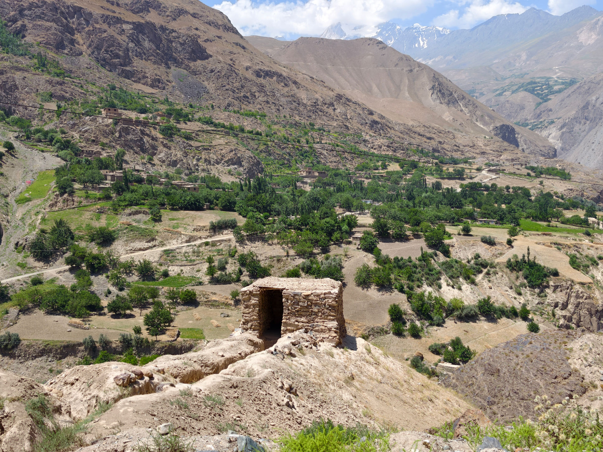 Entlang der afghanischen Grenze
